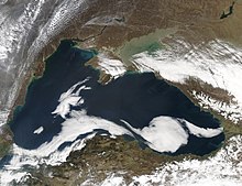Чёрное море из космоса